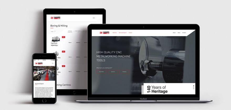 Ward CNC’s new website opens up a new world of machine tool sourcing and support