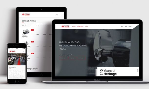 Ward CNC’s new website opens up a new world of machine tool sourcing and support