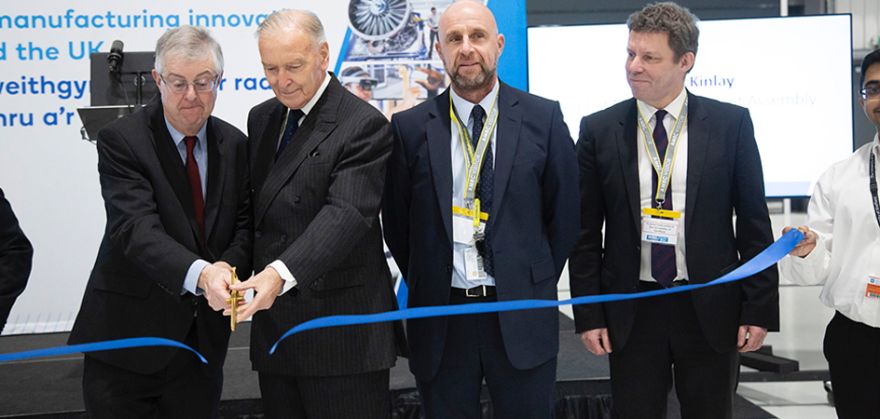 SCHUNK gripper plays a central role in AMRC Wales opening ceremony