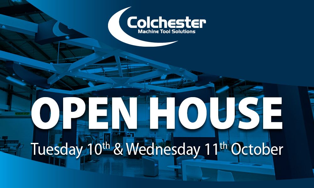 Register now for Colchester Machine Tool Solutions’ Open House