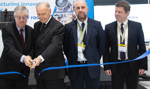 SCHUNK gripper plays a central role in AMRC Wales opening ceremony